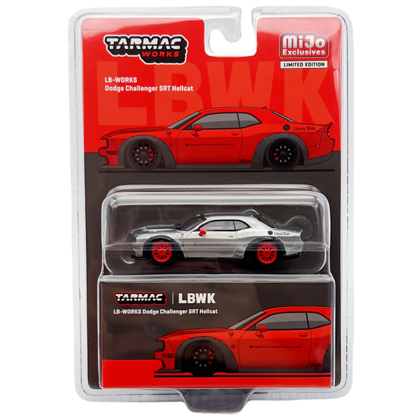 Tarmac Works - LB-WORKS Dodge Challenger SRT Hellcat - Red *Chase*