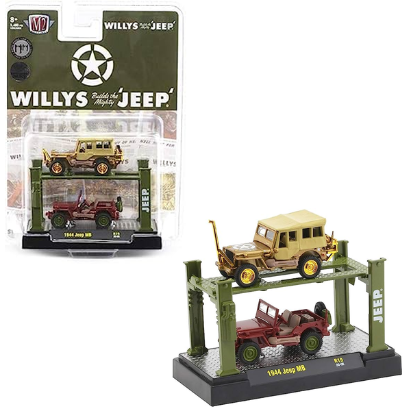 M2 Machines - 1944 Jeep MB - 2021 Auto-Lift Series *Chase*