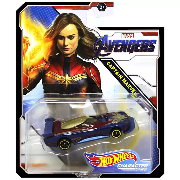 Hot Wheels - Captain Marvel - 2018 Marvel Character Cars Series