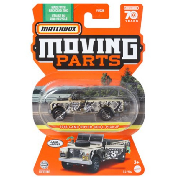 Matchbox - 1965 Land Rover Gen II Pickup - 2023 Moving Parts Series