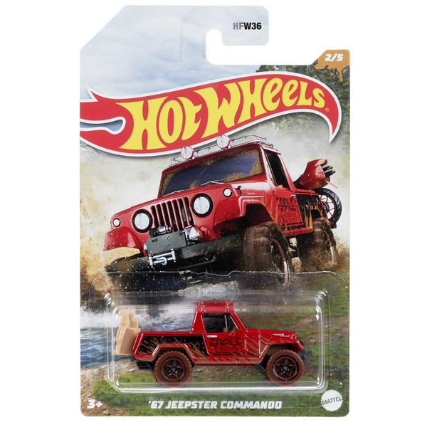 Hot Wheels - '67 Jeepster Commando - 2022 Off-Road Mud Runner Series