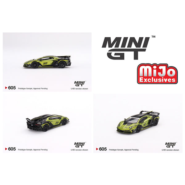 Mini GT - Lamborghini LB-Silhouette WORKS Aventador GT EVO - Lime *Pre-Order*