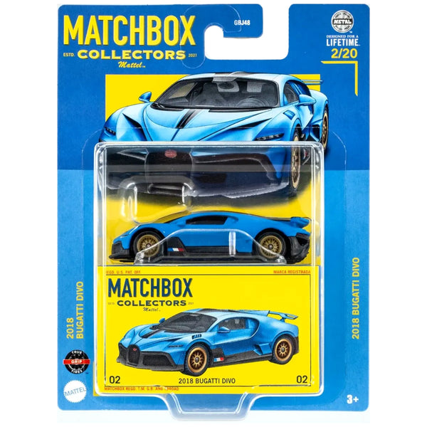 Matchbox - 2018 Bugatti Divo - 2023 Collectors Series