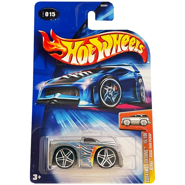 Hot Wheels - Blings Dodge Ram Pickup - 2004 *Zamac*