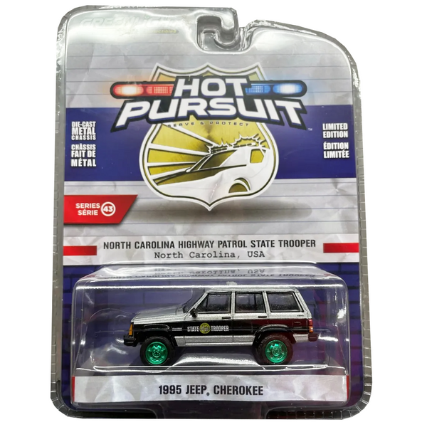 Greenlight - 1995 Jeep Cherokee - 2023 Hot Pursuit Series 43 *Chase*