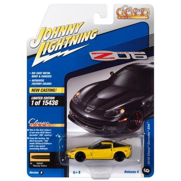 Johnny Lightning - 2012 Chevy Corvette Z06 - 2021 Classic Gold Series