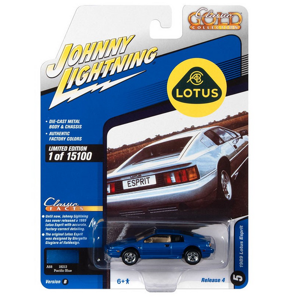 Johnny Lightning - 1989 Lotus Esprit - 2021 Classic Gold Series