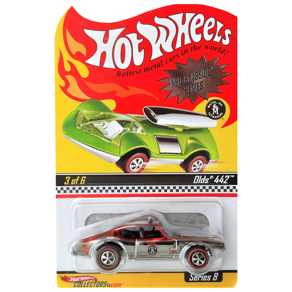 Hot Wheels - Olds 442 Security Car - 2009 Neo-Classics Series *Red Line Club Exclusive*
