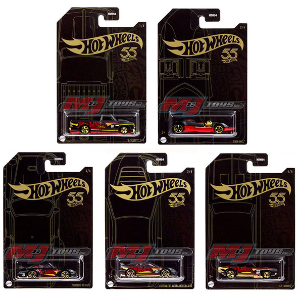 Hot Wheels - 2023 Pearl & Chrome Series (Mix D) 5-Car Set