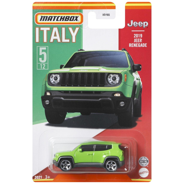 Matchbox - 2019 Jeep Renegade - 2021 Italy Collection Serie