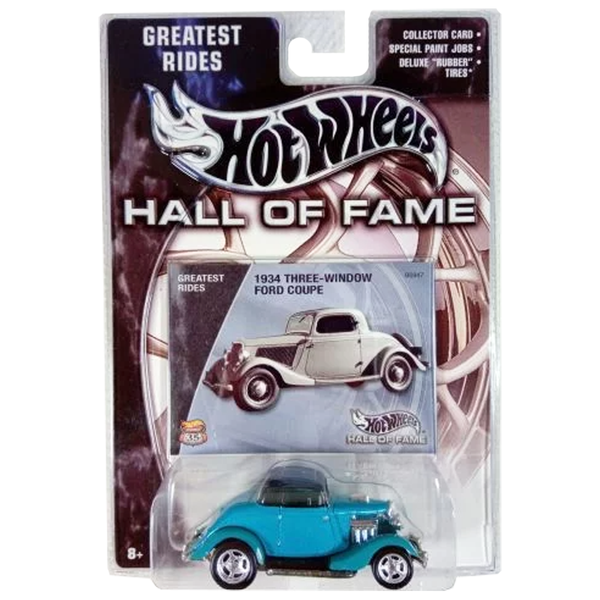 Hot Wheels - 3-Window 1934 Ford Coupe - 2003 Hall of Fame Series