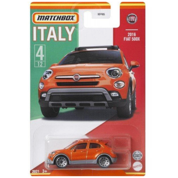 Matchbox - 2016 Fiat 500X - 2021 Italy Collection Serie