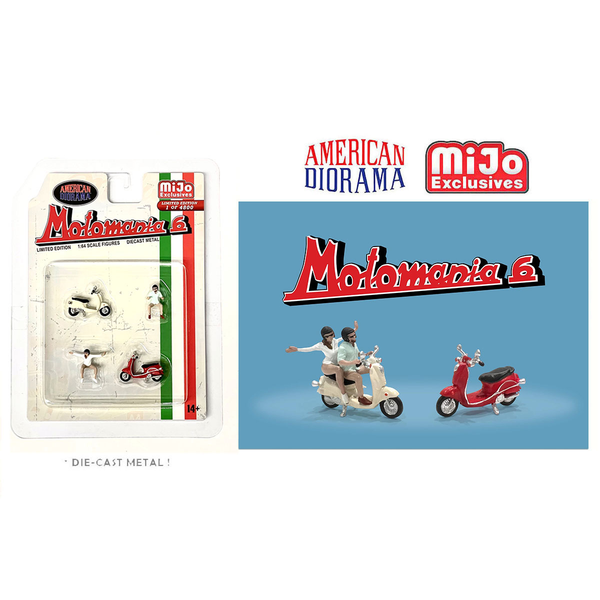 American Diorama - Motomania 6 Figures - *MiJo Exclusive*