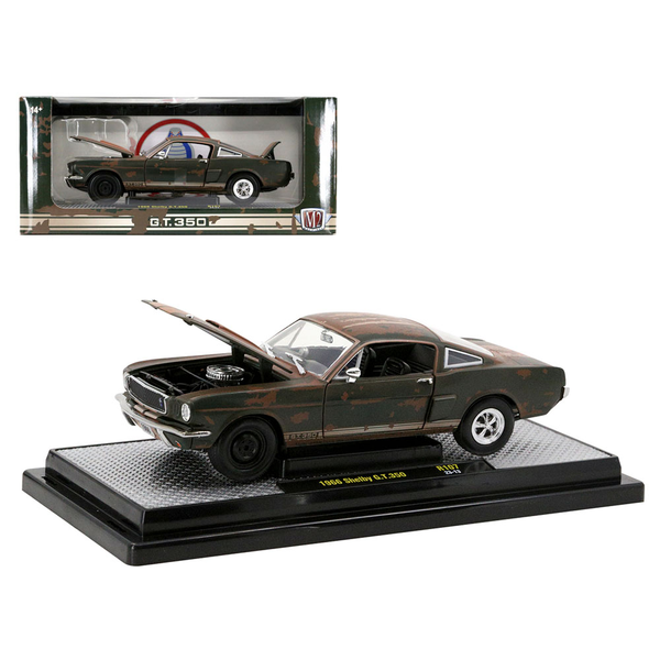 M2 Machines - 1966 Shelby GT350 - Dull Rusted Green - 2023 *1:24 Scale*