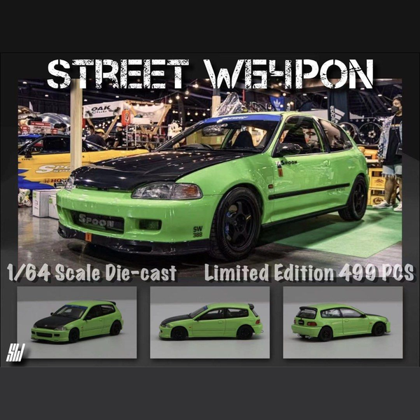 Street Weapon X Ghost Player - Honda Civic (EG6) - Green *Limited to 499 Pcs*