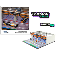 Tarmac Works - McLaren F1 Team Pit Garage Diorama - 2023 Parts64 Series