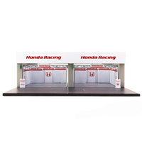 Tarmac Works - Honda Racing Pit Garage Diorama - 2023 Parts64 Series