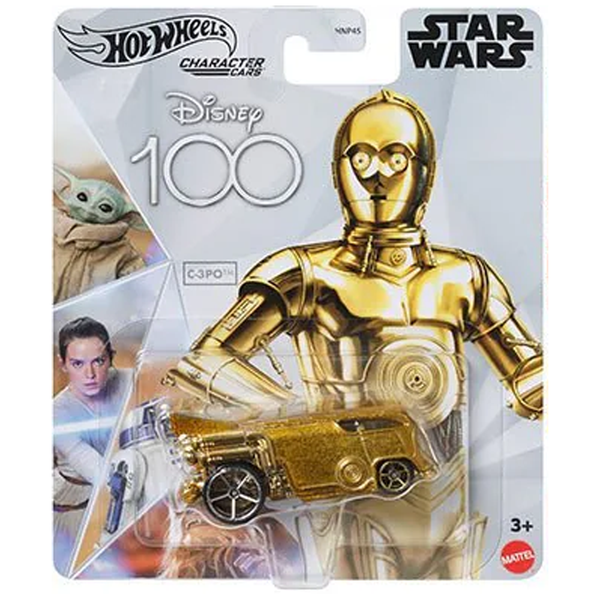 Hot Wheels - C-3PO - 2024 Disney 100th Character Cars Series