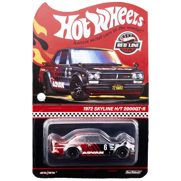 Hot Wheels - 1972 Nissan Skyline H/T 2000GT-R - 2024 *Red Line Club Exclusive*