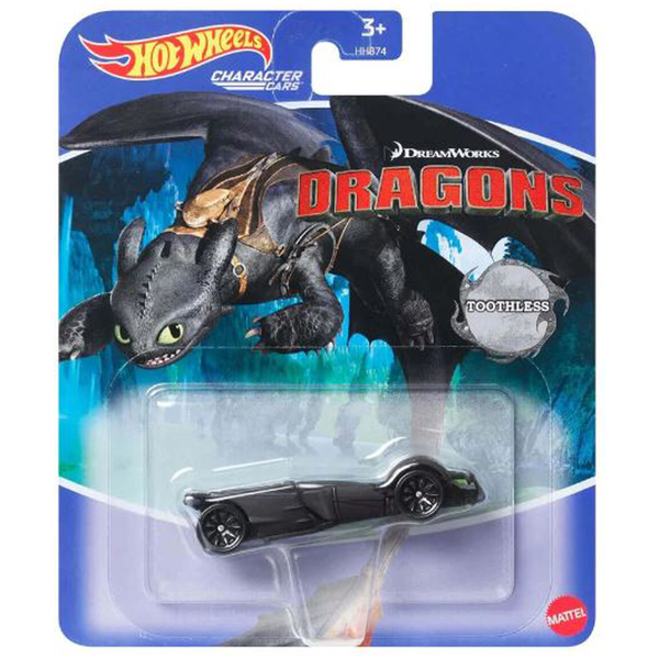 Hot Wheels - Toothless - 2024 Character Cars Series