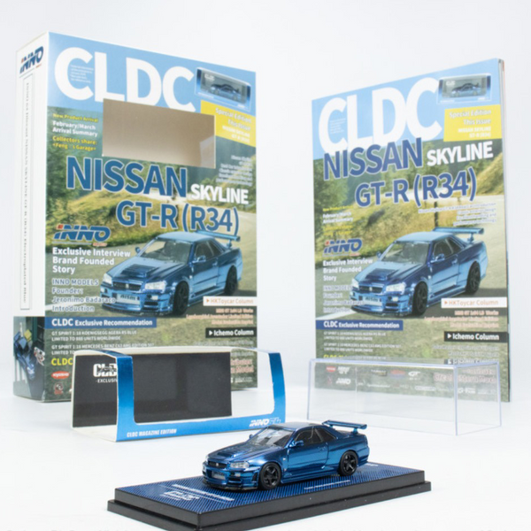 INNO64 x CLDC - Nissan Skyline GT-R (R34) - English Magazine Version *Pre-Order*