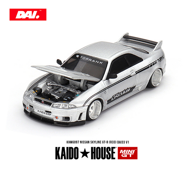 Kaido House x Mini GT - Nissan Skyline GT-R (R33) DAI33 V1 *Pre-Order*