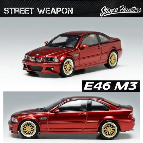 Stance Hunters x Street Weapons - BMW M3 (E46) w/ Gold BBS Wheels - High Rev Series