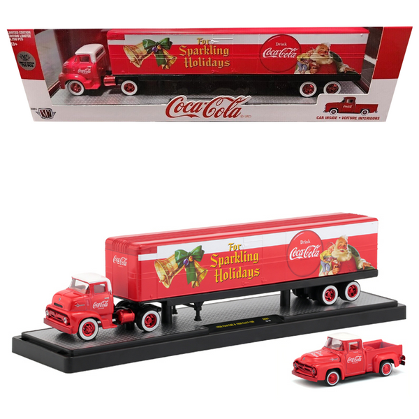 M2 Machines - 1956 Ford COE & 1956 Ford F-100 - 2019 Coca-Cola Series *Chase*
