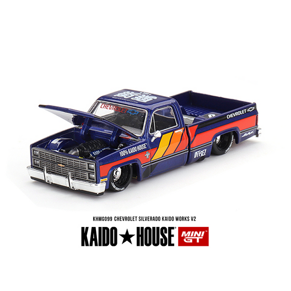 Kaido House x Mini GT - Chevrolet Silverado Kaido Works V2 *Sealed, Possibility of a Chase*
