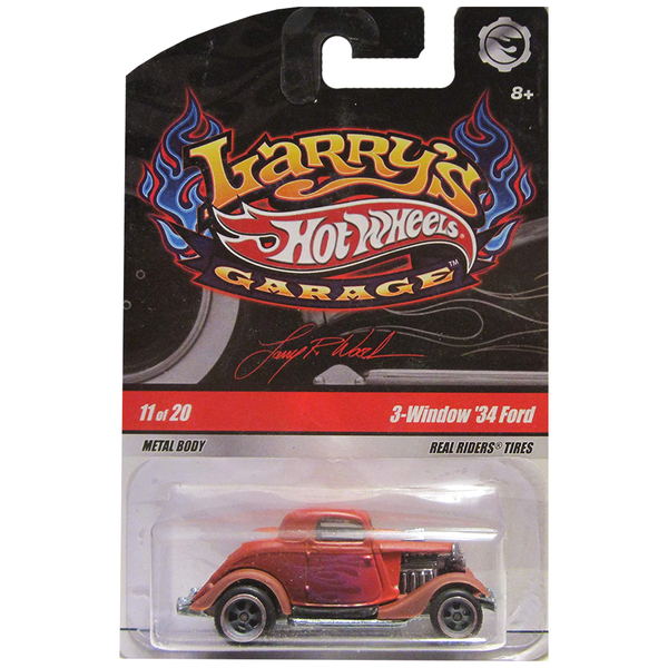 Hot Wheels - 3-Window '34 Ford - 2009 Larry's Garage Series *Signature Chase*