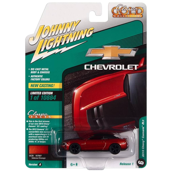 Johnny Lightning - 2013 Chevy Camaro ZL1 - 2021 Classic Gold Series