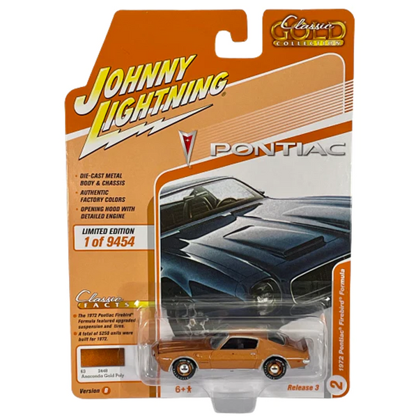 Johnny Lightning - 1972 Pontiac Firebird Formula - 2021 Classic Gold Collection