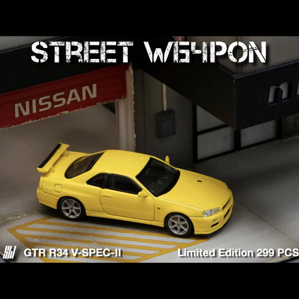 Street Warrior - Nissan Skyline GT-R R34 - Yellow