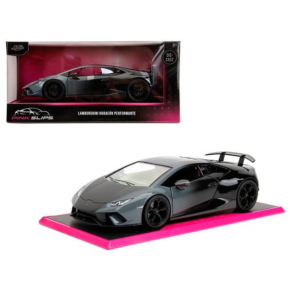 Jada Toys - Lamborghini Huracan Performance - Black - 2023 Pink Slips Series *1/24 Scale*