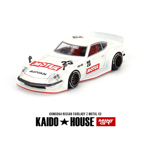 Kaido House x Mini GT - Nissan Fairlady Z MOTUL V3 *Sealed, Possibility of a Chase*