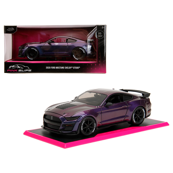 Jada Toys - 2020 Ford Mustang Shelby GT500 - Purple - 2023 Pink Slips Series *1/24 Scale*