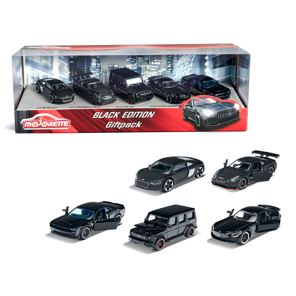 Majorette - Black Edition Gift Pack 5-Car Set - 2023