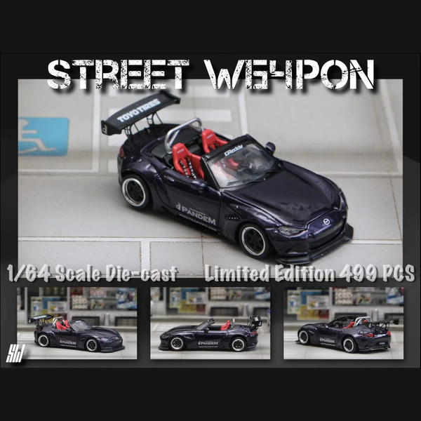 Street Weapon - Pandem Rocket Bunny Mazda MX-5 Roadster - Black