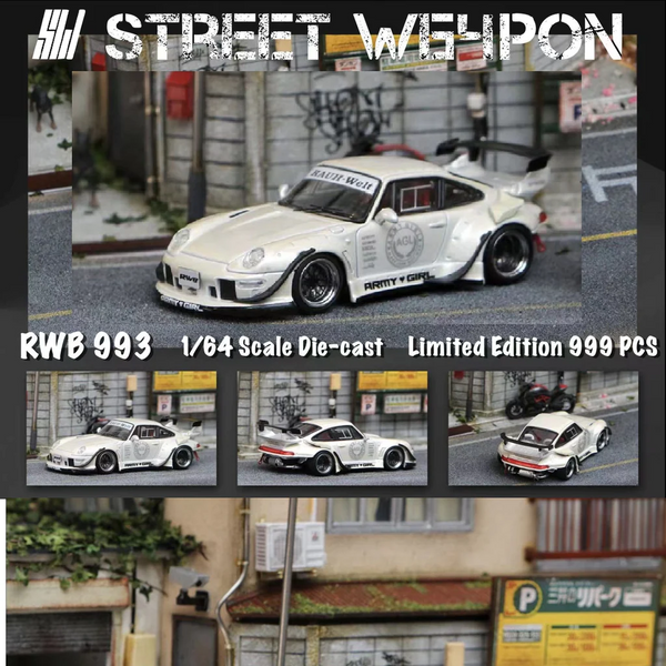 Street Weapon - Porsche 911 (993) RWB - Pearl White