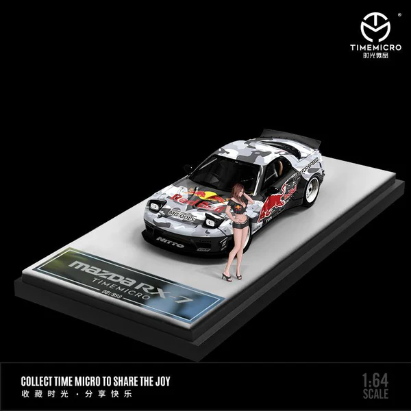 Time Micro - Mazda RX-7 "Redbull x Need For Speed" w/ Figure