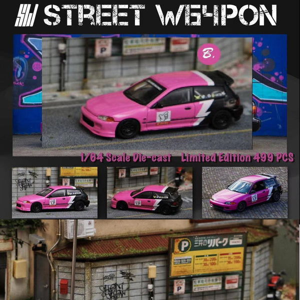 Street Weapon - Honda Civic (EG6) - Pink