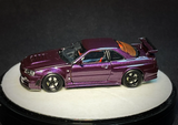 PGM X One Model - Nissan Skyline GT-R R34 Z-Tune "Midnight Purple" (Luxury Base) *Limited to 999 Pieces*
