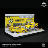 MoreArt - Automobile Repair Workshop Diorama "Mooneyes"
