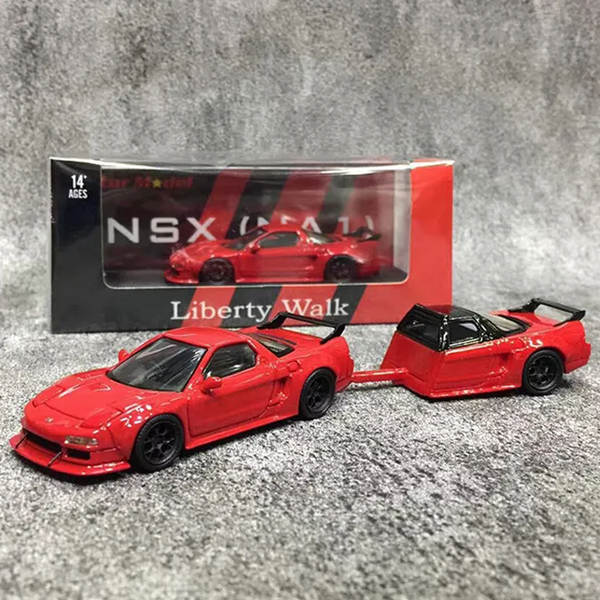 Star Model - LBWK Honda NSX (NA1) w/ Trailer - Red