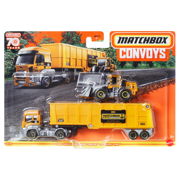 Matchbox - Ford Cargo & MBX Dump Trailer / Quarry King - 2024 Convoys Series