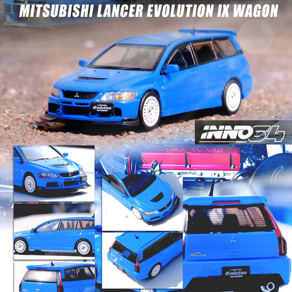INNO64 - Mitsubishi Lancer Evolution IX Wagon - Blue *Pre-Order*