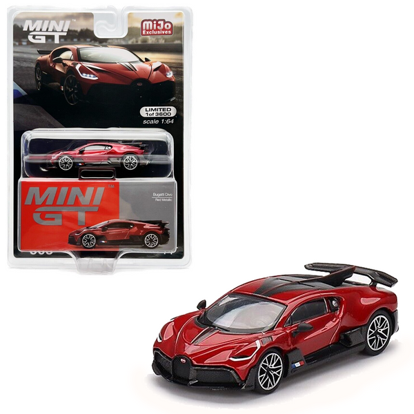 Mini GT - Bugatti Divo - Red Metallic