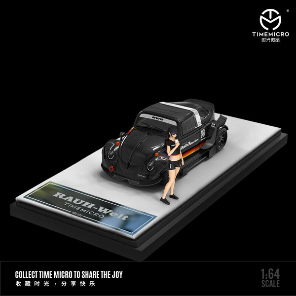 Time Micro - Volkswagen RWB Beetle Targa w/ Figure - Black