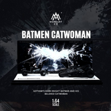 MoreArt - Gotham's Dark Knight Batman & Catwoman 2-Car Diorama Set