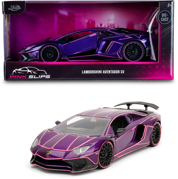 Jada Toys - Lamborghini Aventador SV - 2023 Pink Slips Series *1/24 Scale*